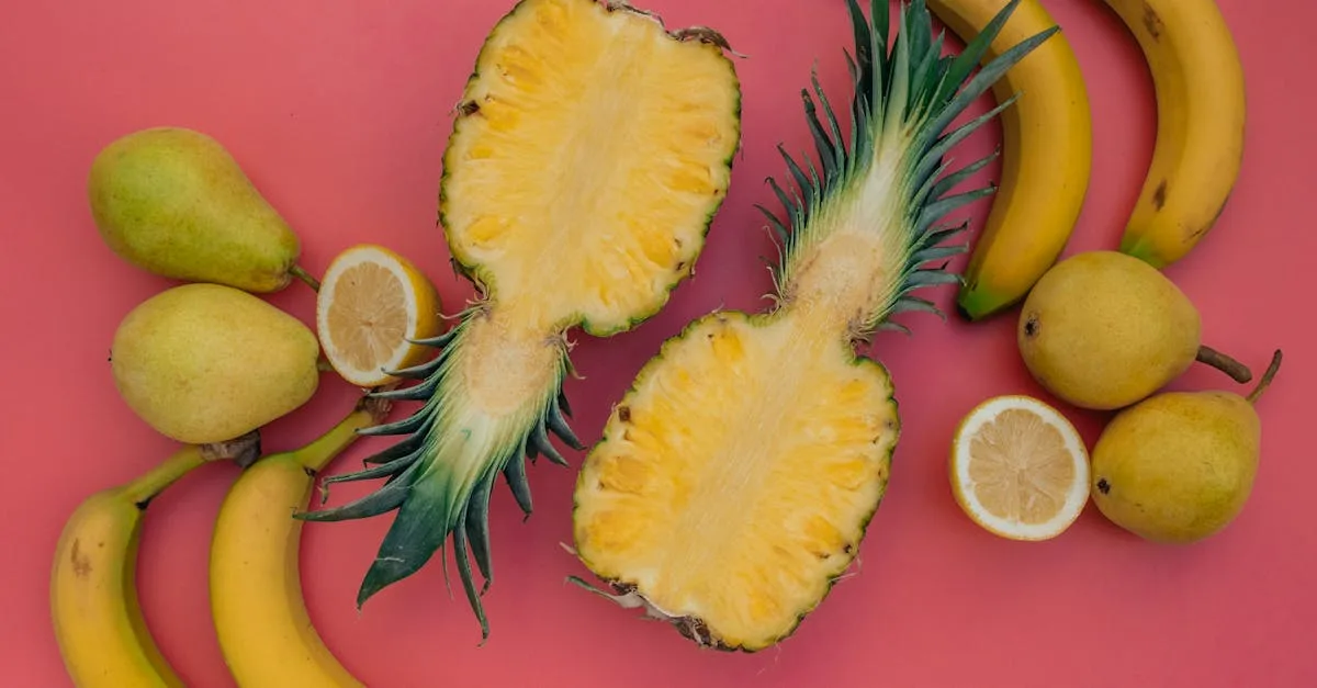 découvrez une variété de fruits frais et délicieux, riches en vitamines et parfaits pour une alimentation saine et équilibrée.